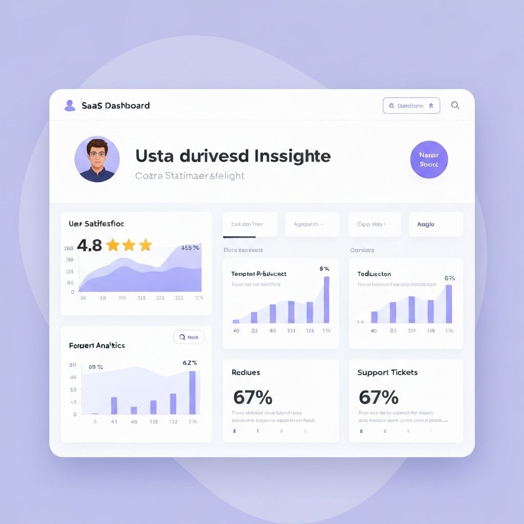 SaaS Dashboard: 67% Reduction in Support Tickets
